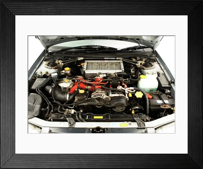 Framed Print : 2000 Subaru Impreza Sti Framed Print : 2000 Subaru Impreza Sti