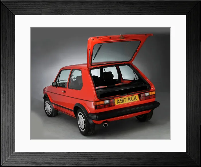 Framed Print : 1983 Volkswagen Golf Gti mk1 Framed Print : 1983 Volkswagen Golf Gti mk1