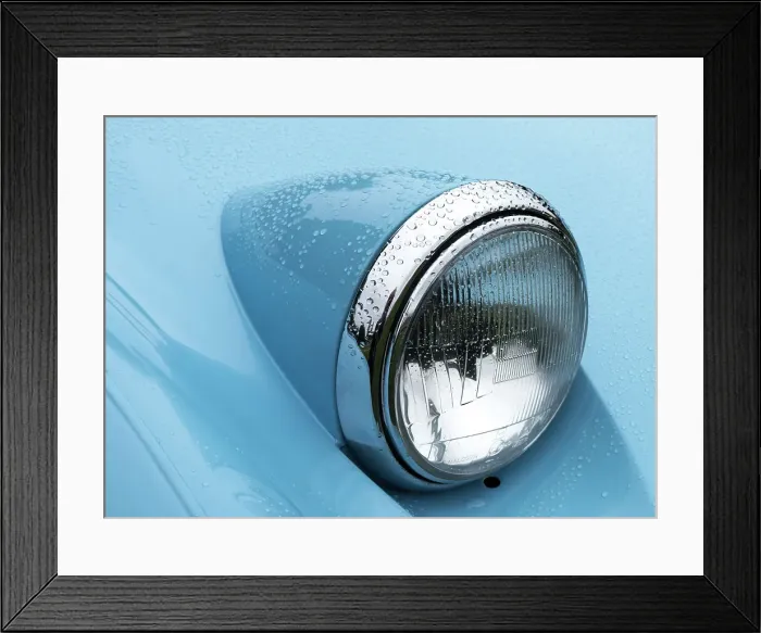 Framed Print : Austin Healey Frogeye Sprite Headlight Framed Print : Austin Healey Frogeye Sprite Headlight