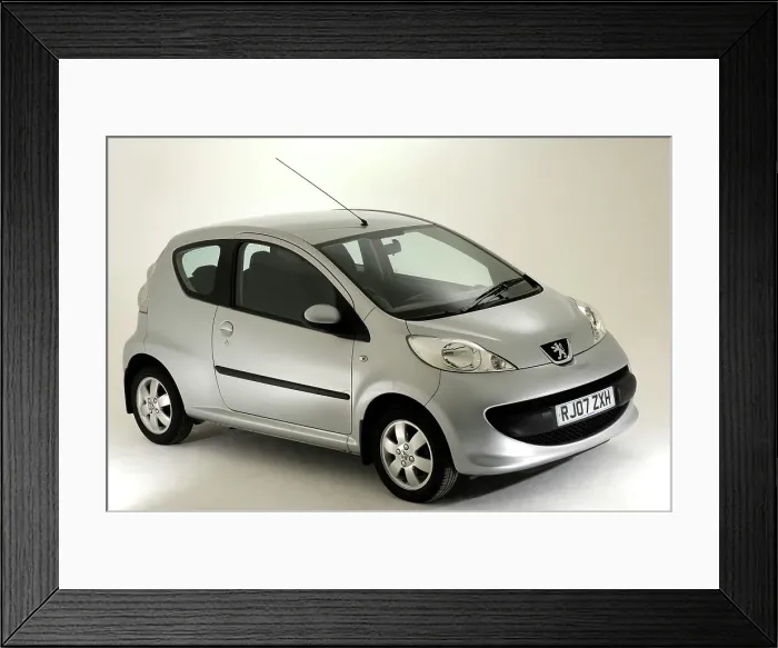 Framed Print : 2007 Peugeot 107 Framed Print : 2007 Peugeot 107