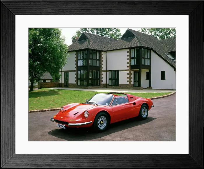 Framed Print : 1973 FerrariDino 246 GTS Framed Print : 1973 FerrariDino 246 GTS