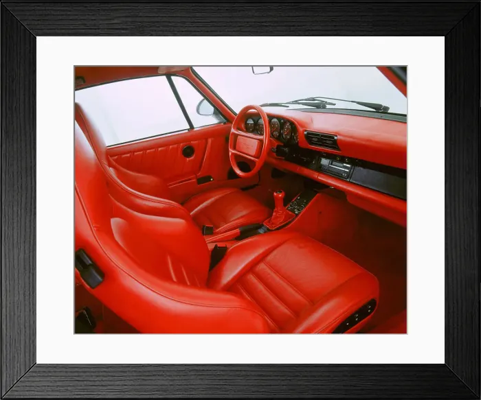 Framed Print : 1988 Porsche 959 interior Framed Print : 1988 Porsche 959 interior
