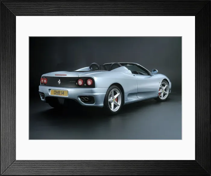 Framed Print : 2001 Ferrari 360 Modena spider Framed Print : 2001 Ferrari 360 Modena spider