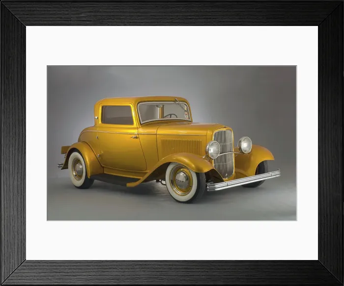 Framed Print : 1932 Ford Model B Custom Car Framed Print : 1932 Ford Model B Custom Car