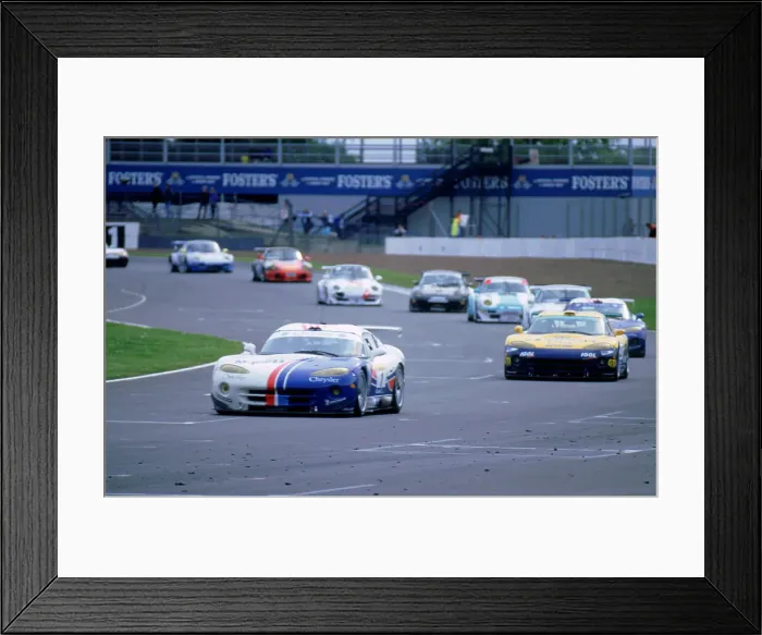 Framed Print : 1999 Chrysler Viper GTs-r. Fia GT Silverstone 500 Framed Print : 1999 Chrysler Viper GTs-r. Fia GT Silverstone 500