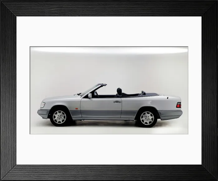 Framed Print : 1995 Mercedes Benz E220 Convertible Framed Print : 1995 Mercedes Benz E220 Convertible