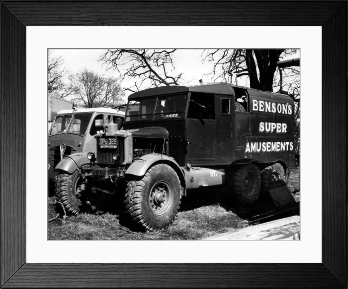 Framed Print : 1950 Scammell Challenger truck Framed Print : 1950 Scammell Challenger truck