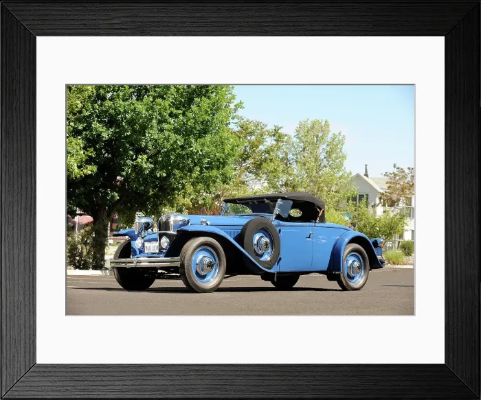 Framed Print : Ruxton model c roadster 1932. Artist: Simon Clay Framed Print : Ruxton model c roadster 1932. Artist: Simon Clay