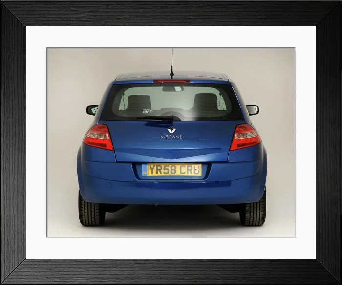 Framed Print : 2008 Renault Megane Framed Print : 2008 Renault Megane