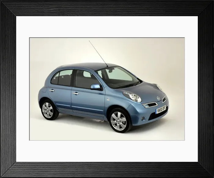 Framed Print : 2010 Nissan Micra
