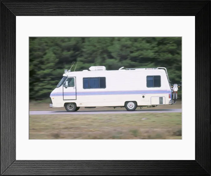 Framed Print : American Camper Framed Print : American Camper