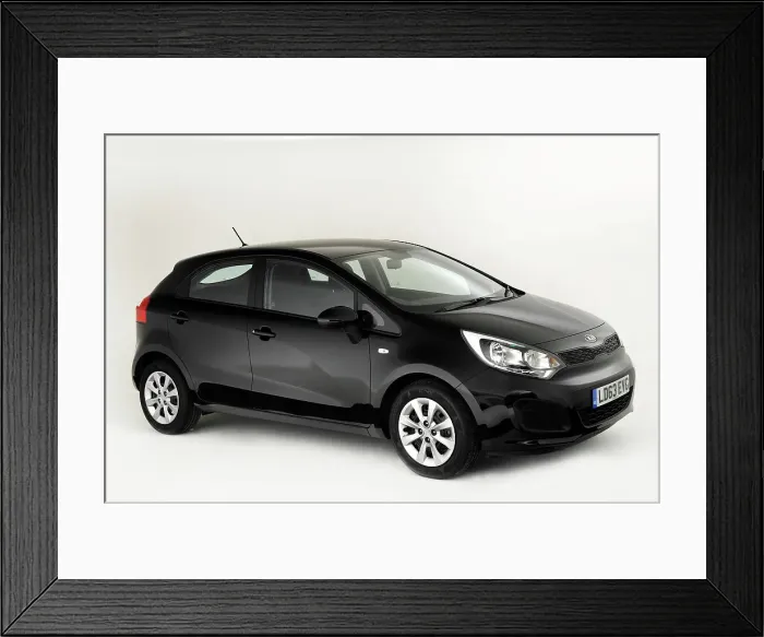 Framed Print : 2013 Kia Rio Framed Print : 2013 Kia Rio