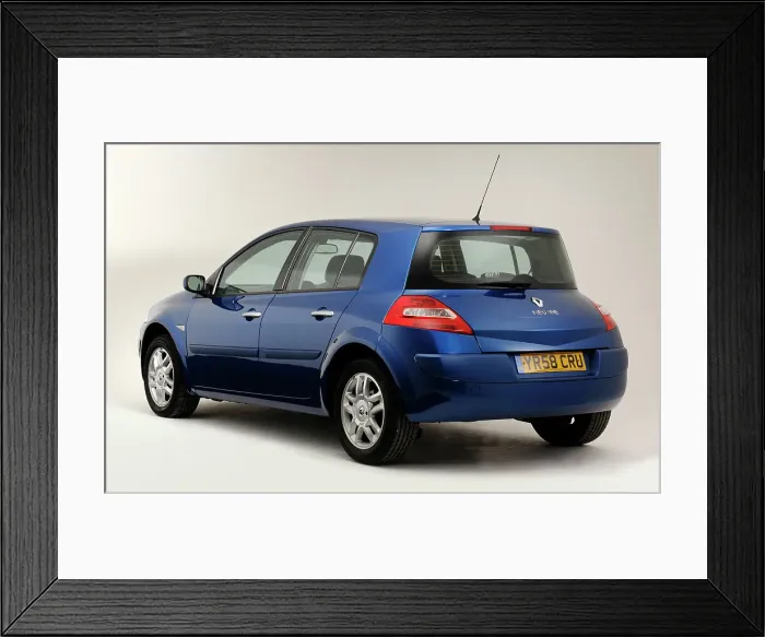 Framed Print : 2008 Renault Megane Framed Print : 2008 Renault Megane