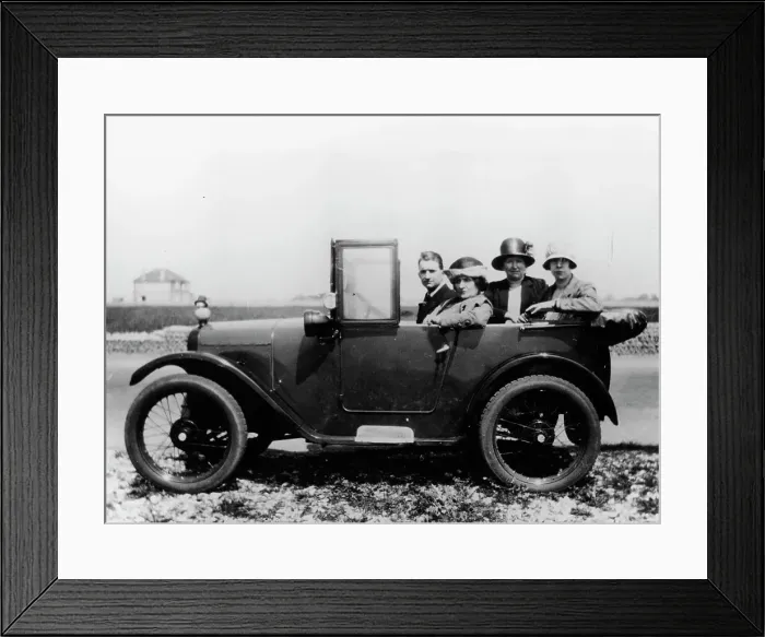 Framed Print : An Austin Seven Chummy with passengers, 1925 Framed Print : An Austin Seven Chummy with passengers, 1925