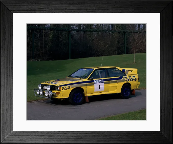 Framed Print : 1985 Audi Quattro A2 car