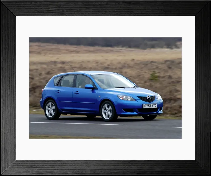 Framed Print : 2004 Mazda 3 1.6 TS2 Framed Print : 2004 Mazda 3 1.6 TS2