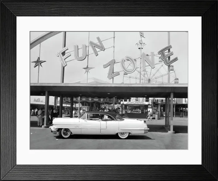 Framed Print : 1956 Cadillac Sedan, USA, (c1956?)