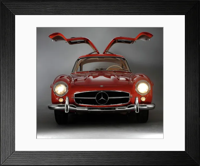 Framed Print : 1957 Mercedes Benz 300 SL Gullwing Framed Print : 1957 Mercedes Benz 300 SL Gullwing