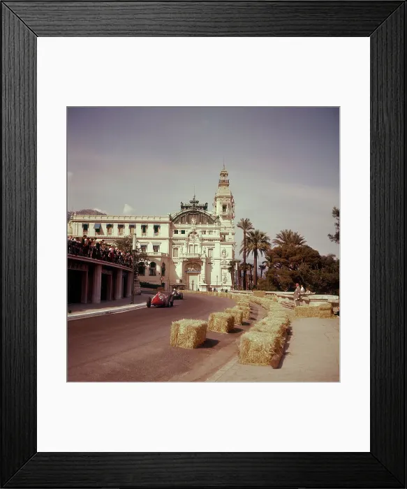 Framed Print : Two racing cars taking a bend, Monaco Grand Prix, Monte Carlo, 1959 Framed Print : Two racing cars taking a bend, Monaco Grand Prix, Monte Carlo, 1959