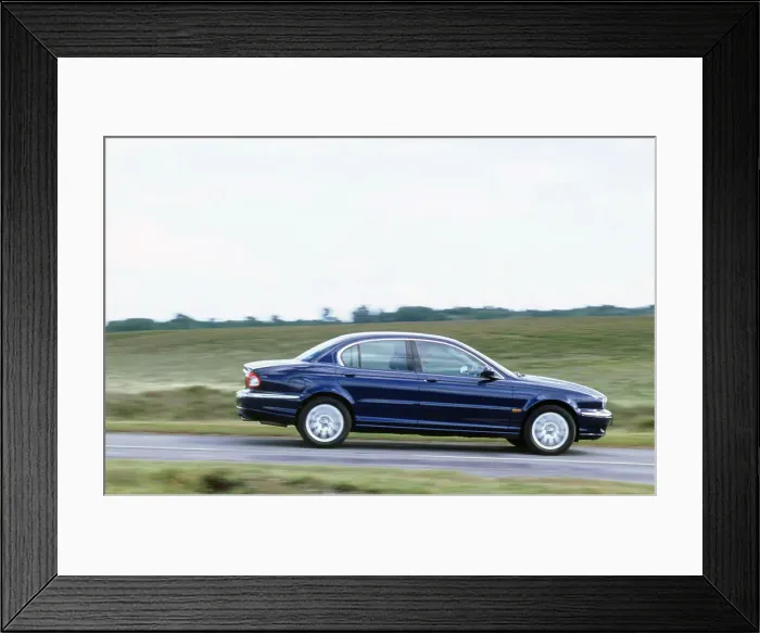 Framed Print : 2001 Jaguar X type 2.5 Framed Print : 2001 Jaguar X type 2.5