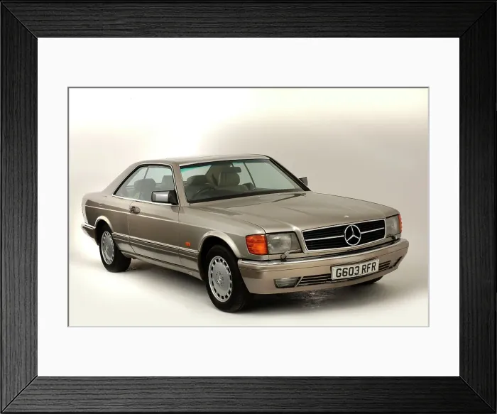 Framed Print : 1990 Mercedes Benz 560 SEC Framed Print : 1990 Mercedes Benz 560 SEC