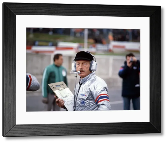 Framed Print : Colin Chapman, 1980 Framed Print : Colin Chapman, 1980