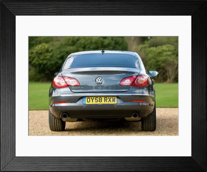 Framed Print : 2009 Volkswagen Passat CC Coupe Framed Print : 2009 Volkswagen Passat CC Coupe
