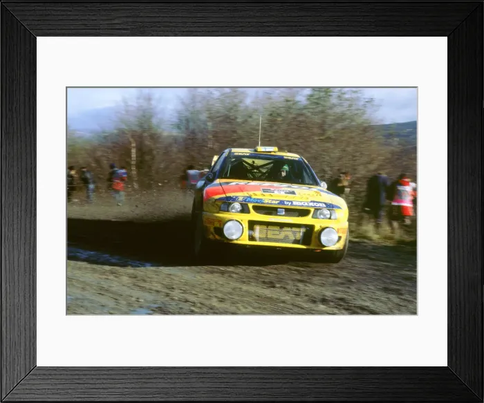 Framed Print : Seat wrc 1998 Network Q rally. H.Rovan Pera Framed Print : Seat wrc 1998 Network Q rally. H.Rovan Pera