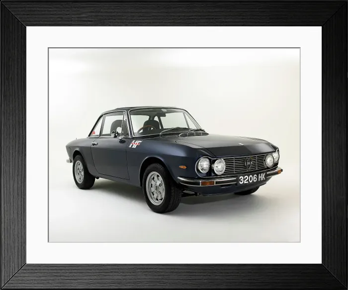 Framed Print : 1972 Lancia Fulvia 1600 HF Framed Print : 1972 Lancia Fulvia 1600 HF