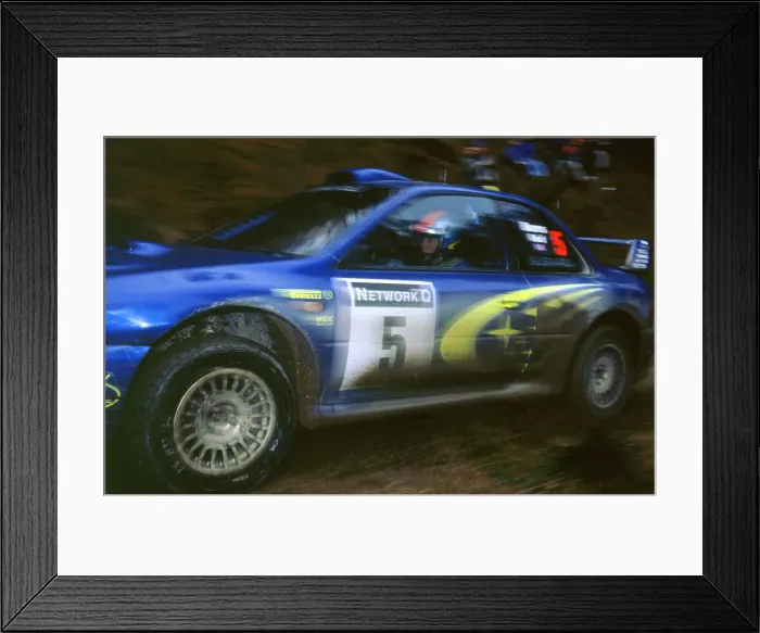 Framed Print : 1999 Subaru Impreza WRC Network Q Burns Framed Print : 1999 Subaru Impreza WRC Network Q Burns