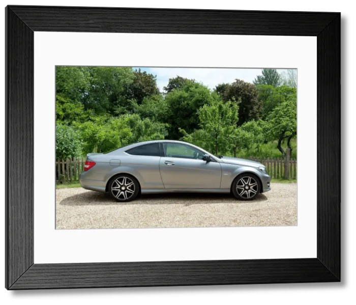 Framed Print : 2013 Mercedes Benz C250 Cdi Coupe AMG Sport Framed Print : 2013 Mercedes Benz C250 Cdi Coupe AMG Sport
