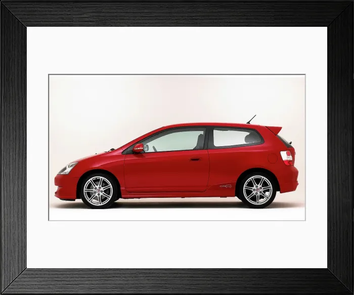 Framed Print : 2005 Honda Civic Type R Framed Print : 2005 Honda Civic Type R