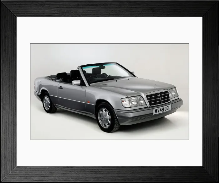 Framed Print : 1995 Mercedes Benz E220 Convertible