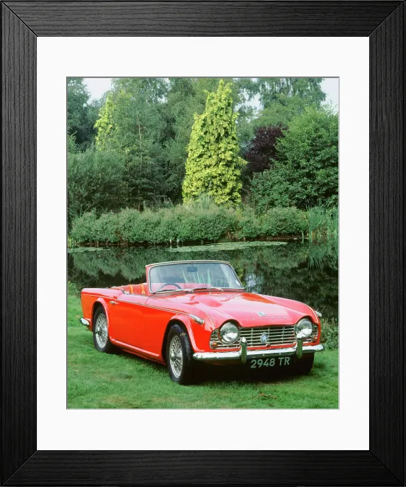 Framed Print : 1964 Triumph TR4 Framed Print : 1964 Triumph TR4