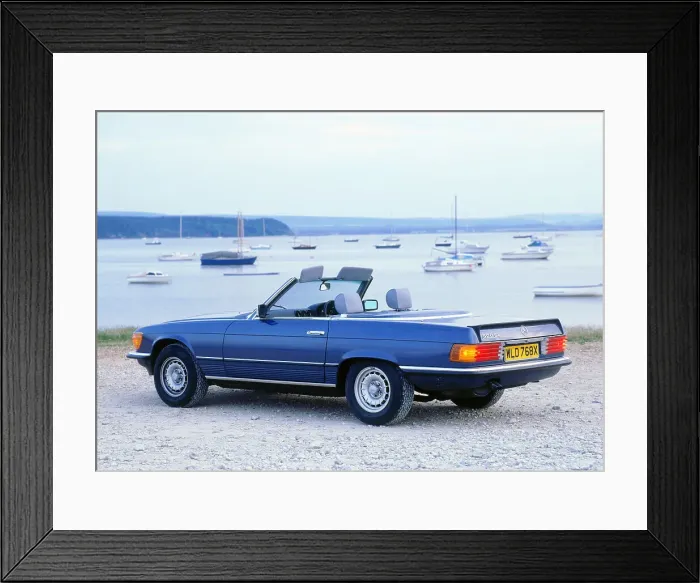 Framed Print : 1982 Mercedes Benz 500SL Framed Print : 1982 Mercedes Benz 500SL