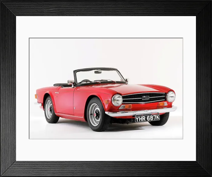 Framed Print : 1972 Triumph TR6 Framed Print : 1972 Triumph TR6
