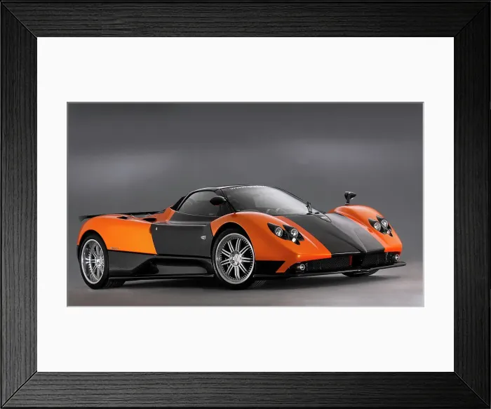 Framed Print : 2007 Pagani Zonda Roadster F Framed Print : 2007 Pagani Zonda Roadster F