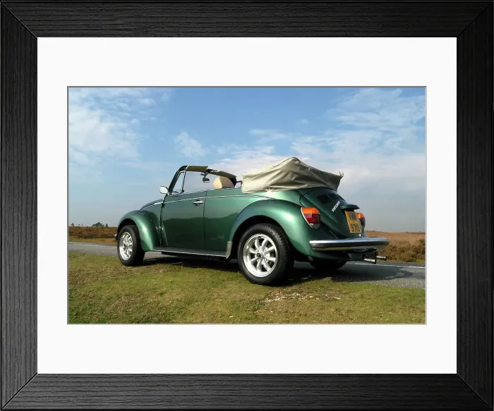 Framed Print : 1978 Volkswagen Beetle Cabriolet Framed Print : 1978 Volkswagen Beetle Cabriolet