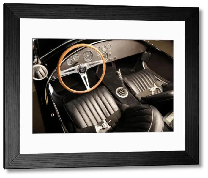 Framed Print : AC Cobra 427 1966. Artist: Simon Clay Framed Print : AC Cobra 427 1966. Artist: Simon Clay