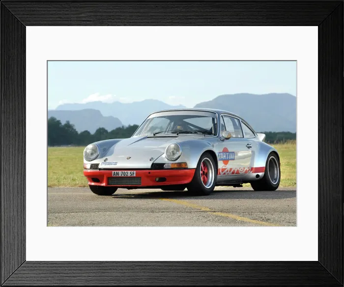 Framed Print : 1973 Porsche 911 Carrera 2.8 RSR