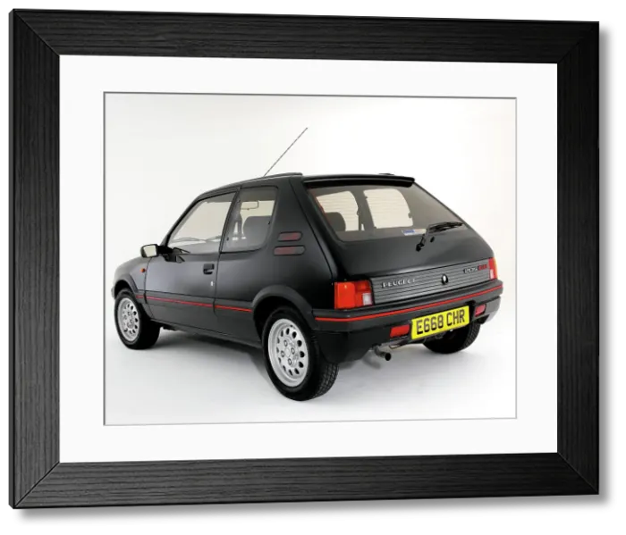 Framed Print : 1987 Peugeot 205 GTI 1.6 Framed Print : 1987 Peugeot 205 GTI 1.6