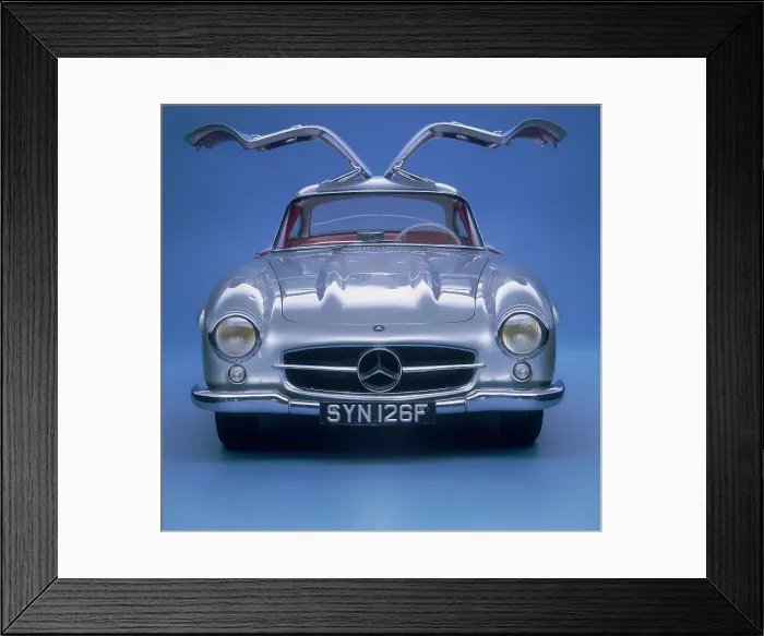 Framed Print : 1957 Mercedes Benz 300 SL Gullwing Framed Print : 1957 Mercedes Benz 300 SL Gullwing