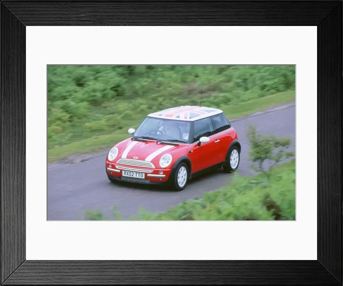 Framed Print : 2002 Mini Cooper Framed Print : 2002 Mini Cooper