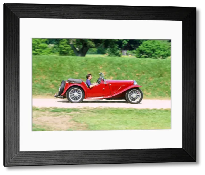 Framed Print : 1938 MG TA