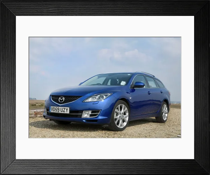 Framed Print : 2010 Mazda 6 SL Estate Framed Print : 2010 Mazda 6 SL Estate