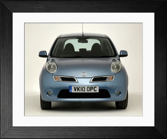 Framed Print : 2010 Nissan Micra Framed Print : 2010 Nissan Micra