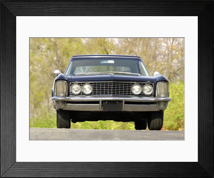 Framed Print : Buick Riviera 1963. Artist: Simon Clay Framed Print : Buick Riviera 1963. Artist: Simon Clay
