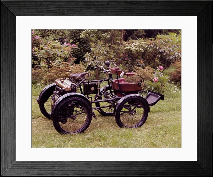 Framed Print : An 1898-1902 Enfield Quad Framed Print : An 1898-1902 Enfield Quad
