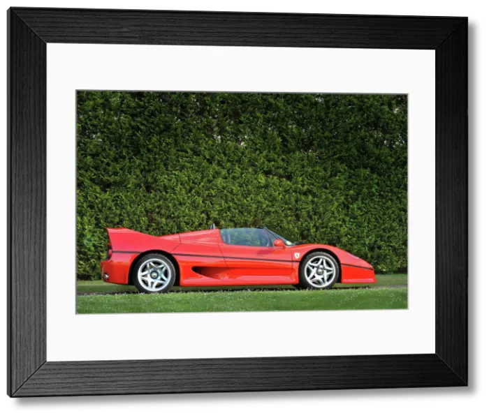 Framed Print : Ferrari F50 1996. Artist: Simon Clay Framed Print : Ferrari F50 1996. Artist: Simon Clay
