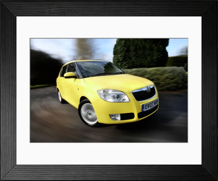 Framed Print : 2008 Skoda Fabia 2 Framed Print : 2008 Skoda Fabia 2